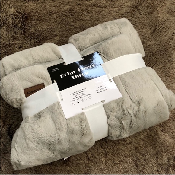 Modern Elegance Bedding Polar Fleece Throw 5 X 70 Poshmark
